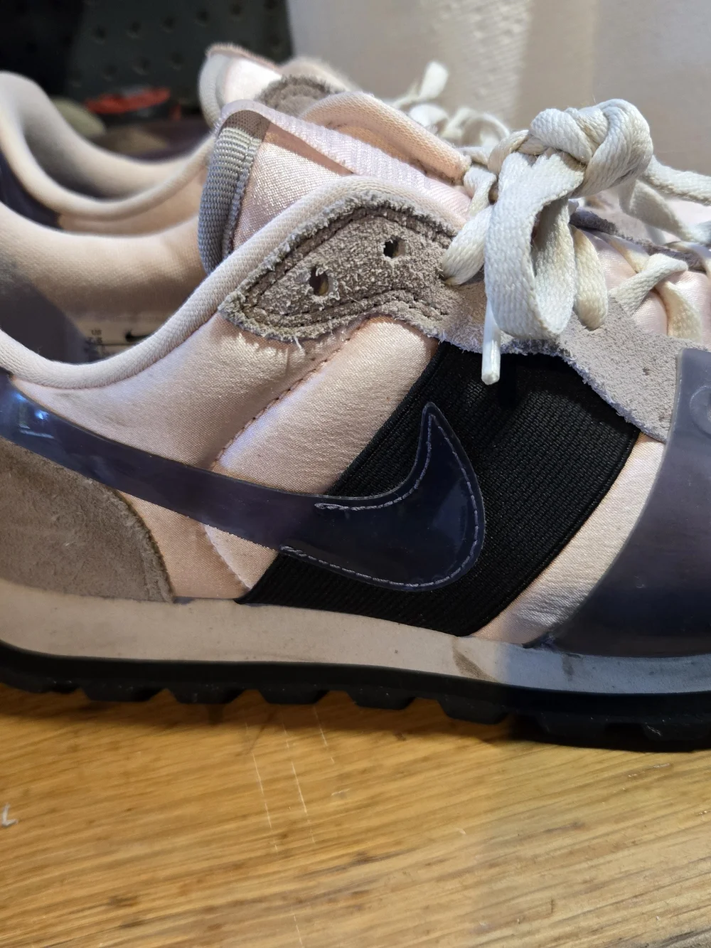 Nike Women's Pink, Gray & Black Retro Runner Sneakers